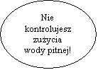 Elipsa: Nie
kontrolujesz zuycia
wody pitnej!
